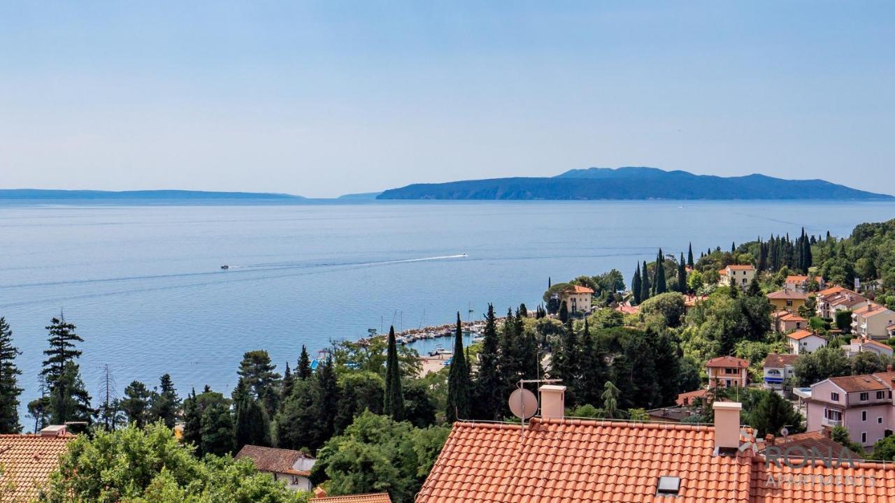 Rona Spacious Apartment With A Panoramic View Ičići Eksteriør bilde