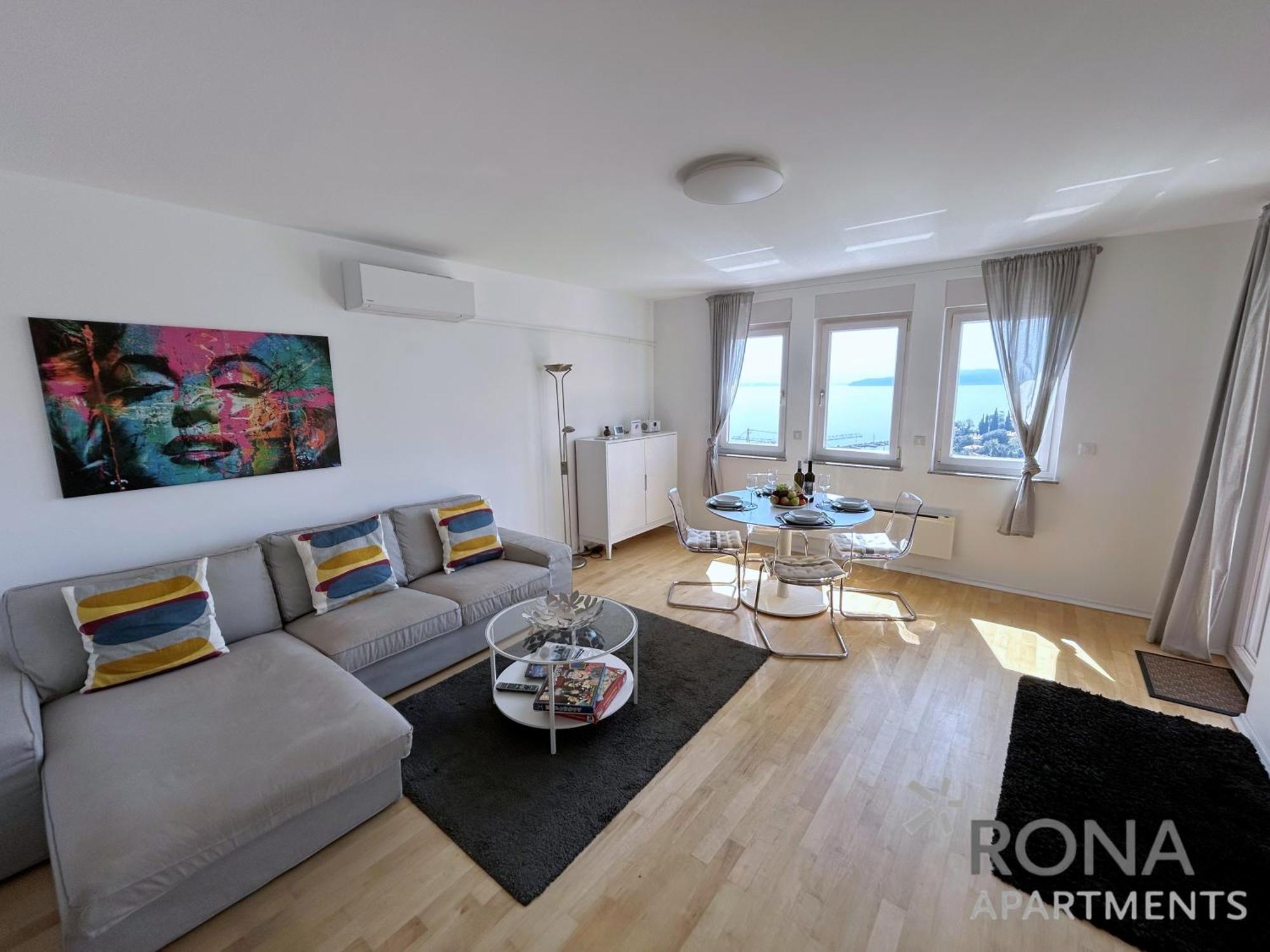 Rona Spacious Apartment With A Panoramic View Ičići Eksteriør bilde